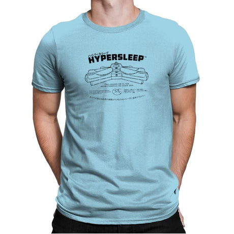Hypersleep - Extraterrestrial Tees - Mens Premium T-Shirts RIPT Apparel Small / Light Blue