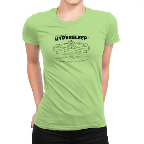 Hypersleep - Extraterrestrial Tees - Womens Premium T-Shirts RIPT Apparel Small / Mint
