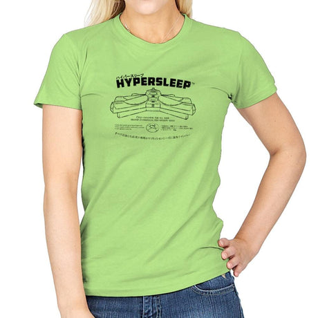 Hypersleep - Extraterrestrial Tees - Womens T-Shirts RIPT Apparel Small / Mint Green