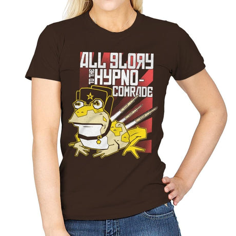 Hypno Comrade Exclusive - Womens T-Shirts RIPT Apparel Small / Dark Chocolate