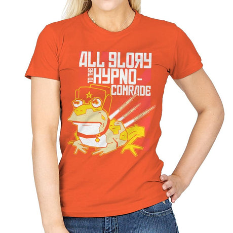 Hypno Comrade Exclusive - Womens T-Shirts RIPT Apparel Small / Orange