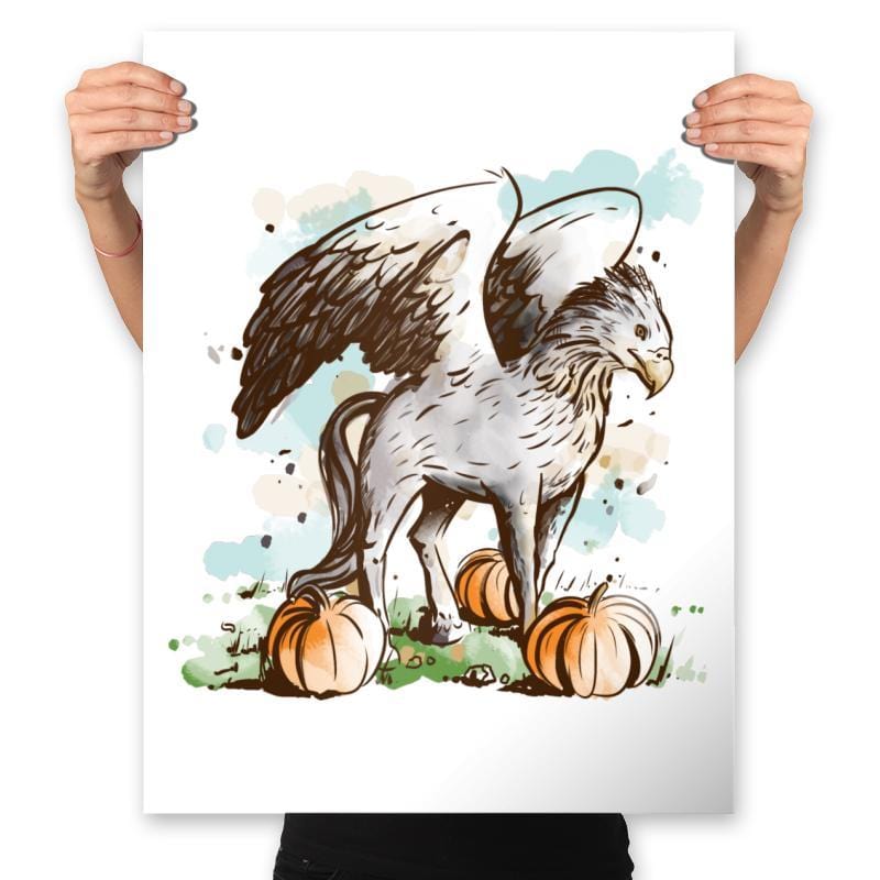 Hyppogriff - Prints Posters RIPT Apparel 18x24 / White