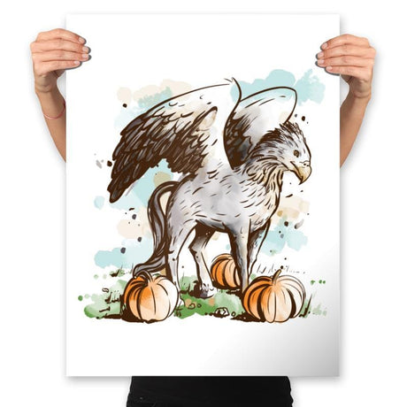 Hyppogriff - Prints Posters RIPT Apparel 18x24 / White