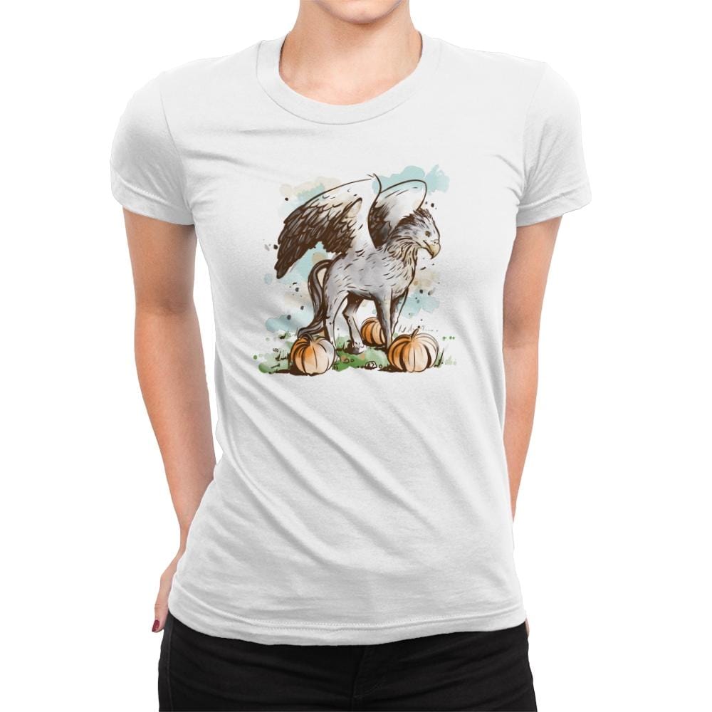 Hyppogriff - Womens Premium T-Shirts RIPT Apparel Small / White