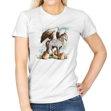 Hyppogriff - Womens T-Shirts RIPT Apparel Small / White