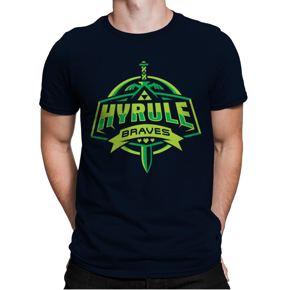 Hyrule Braves - Mens Premium T-Shirts RIPT Apparel Small / Midnight Navy