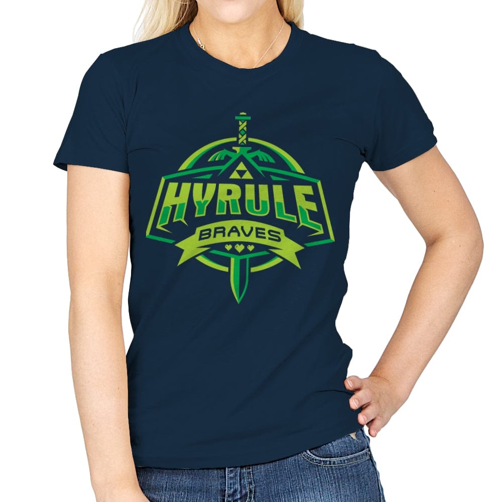 Hyrule Braves - Womens T-Shirts RIPT Apparel Small / Navy