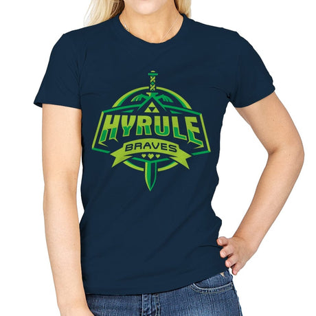 Hyrule Braves - Womens T-Shirts RIPT Apparel Small / Navy
