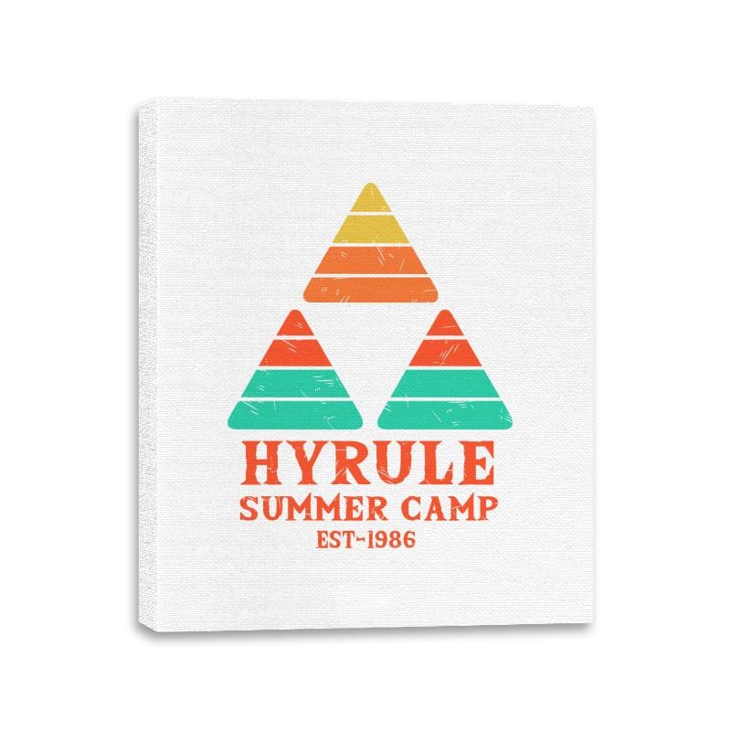 Hyrule Summer Camp - Canvas Wraps Canvas Wraps RIPT Apparel 11x14 / White