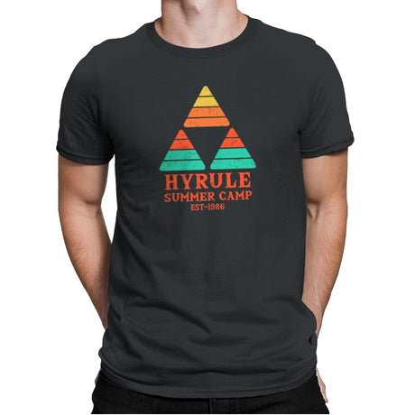 Hyrule Summer Camp - Mens Premium T-Shirts RIPT Apparel Small / Heavy Metal