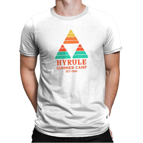 Hyrule Summer Camp - Mens Premium T-Shirts RIPT Apparel Small / White