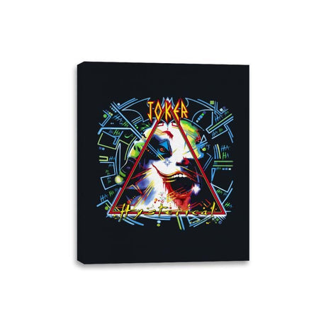 Hysterical - Canvas Wraps Canvas Wraps RIPT Apparel 8x10 / Black