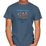 I Ain't Afraid of No Demons Exclusive - Mens T-Shirts RIPT Apparel Small / Indigo Blue