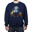 I Ain't Afraid of No Starscream! - Crew Neck Sweatshirt Crew Neck Sweatshirt RIPT Apparel Small / Navy