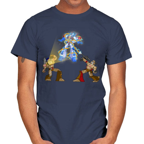 I Ain't Afraid of No Starscream! - Mens T-Shirts RIPT Apparel Small / Navy