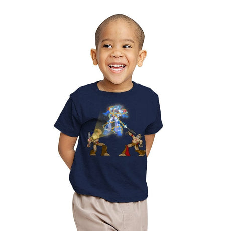 I Ain't Afraid of No Starscream! - Youth T-Shirts RIPT Apparel X-small / Navy