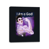 I Am a God! - Canvas Wraps Canvas Wraps RIPT Apparel 11x14 / Black