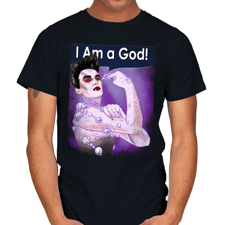 I Am a God! - Mens T-Shirts RIPT Apparel Small / Black