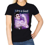 I Am a God! - Womens T-Shirts RIPT Apparel Small / Black
