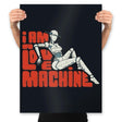 I am a Love Machine - Prints Posters RIPT Apparel 18x24 / Black
