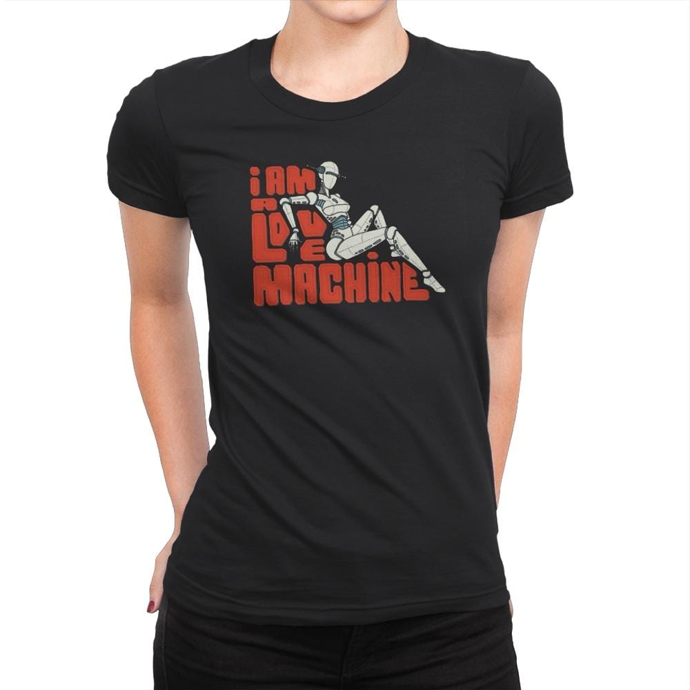 I am a Love Machine - Womens Premium T-Shirts RIPT Apparel Small / Black