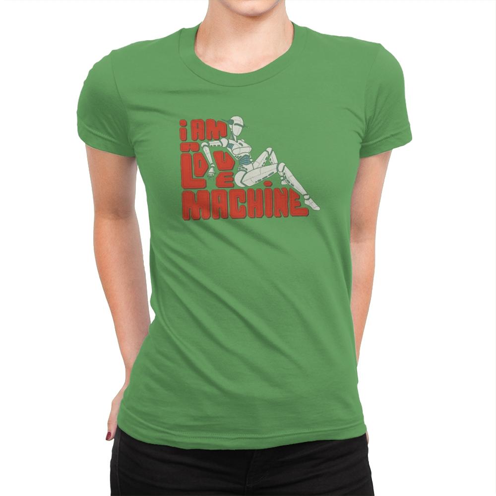 I am a Love Machine - Womens Premium T-Shirts RIPT Apparel Small / Kelly