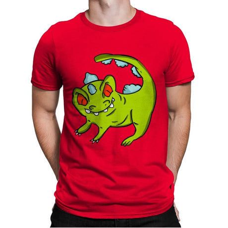 I Am Dinosaur - Mens Premium T-Shirts RIPT Apparel Small / Red