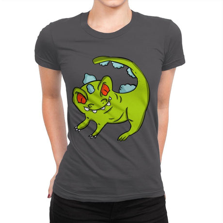 I Am Dinosaur - Womens Premium T-Shirts RIPT Apparel Small / Heavy Metal