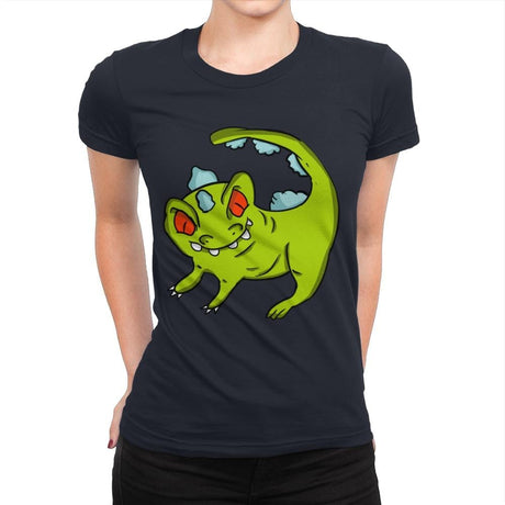I Am Dinosaur - Womens Premium T-Shirts RIPT Apparel Small / Midnight Navy