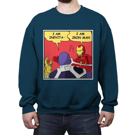 I am Iron - Crew Neck Sweatshirt Crew Neck Sweatshirt RIPT Apparel