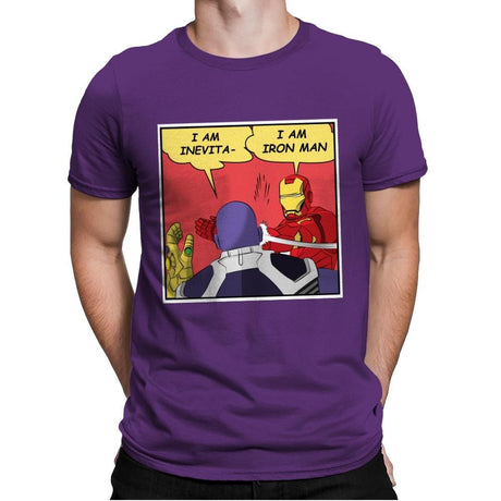 I am Iron - Mens Premium T-Shirts RIPT Apparel Small / Purple Rush