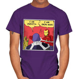 I am Iron - Mens T-Shirts RIPT Apparel Small / Purple