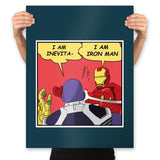 I am Iron - Prints Posters RIPT Apparel 18x24 / Indigo