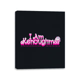 I Am Kenoughmas - Canvas Wraps Canvas Wraps RIPT Apparel 11x14 / Black