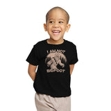 I Am Not Big Foot - Youth T-Shirts RIPT Apparel X-small / Black