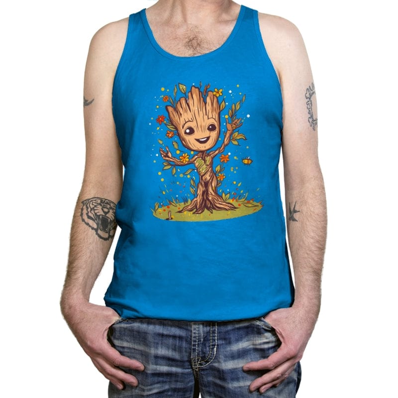 I am Spring - Tanktop Tanktop RIPT Apparel X-Small / Teal