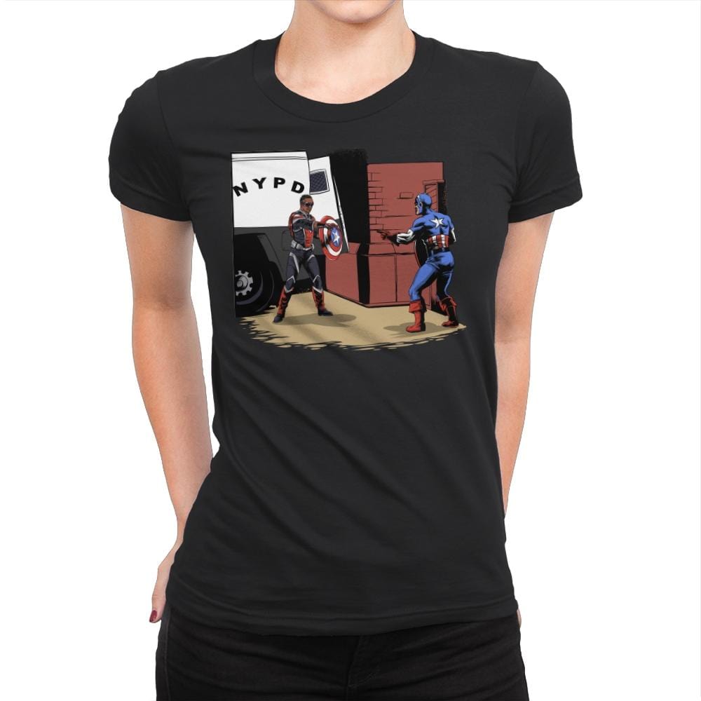 I Am The Captain - Womens Premium T-Shirts RIPT Apparel Small / Black