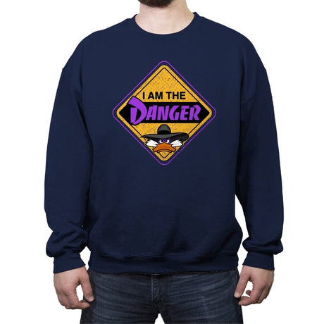 I Am The Dangerous - Crew Neck Sweatshirt Crew Neck Sweatshirt RIPT Apparel Small / Navy