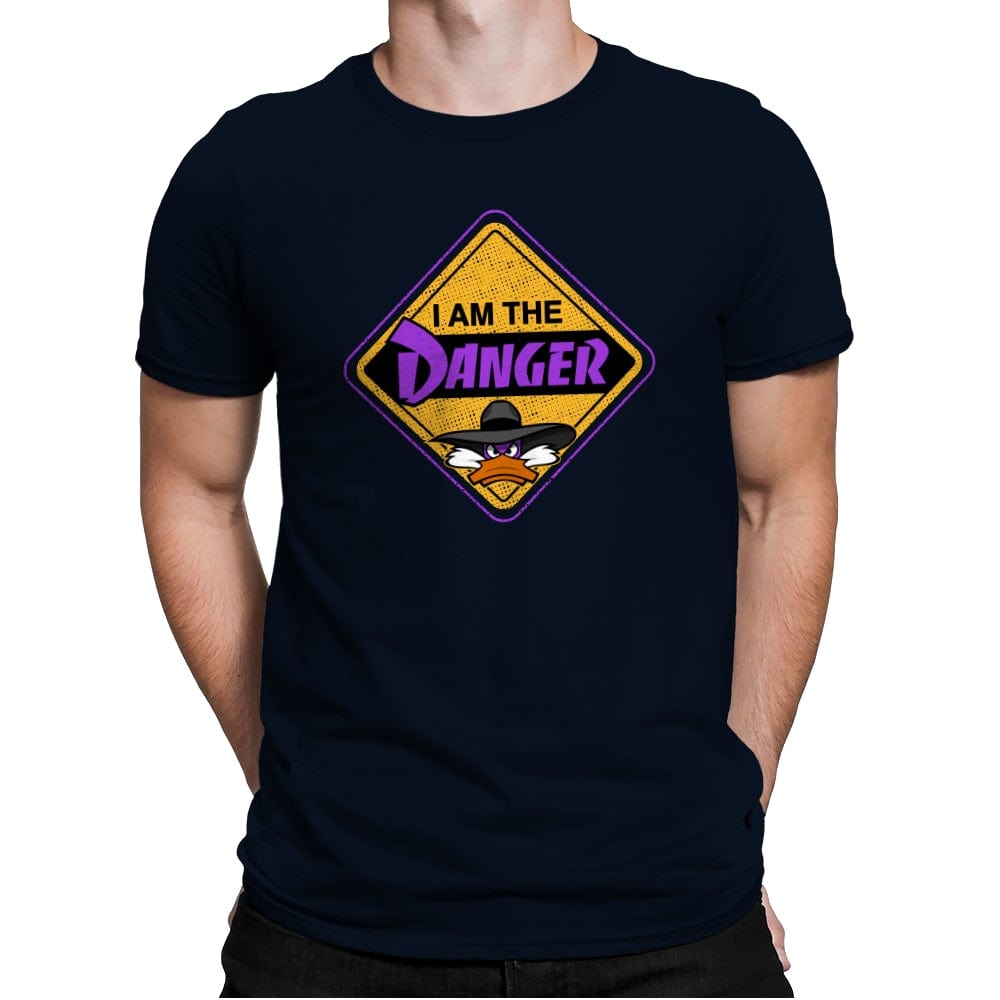 I Am The Dangerous - Mens Premium T-Shirts RIPT Apparel Small / Midnight Navy