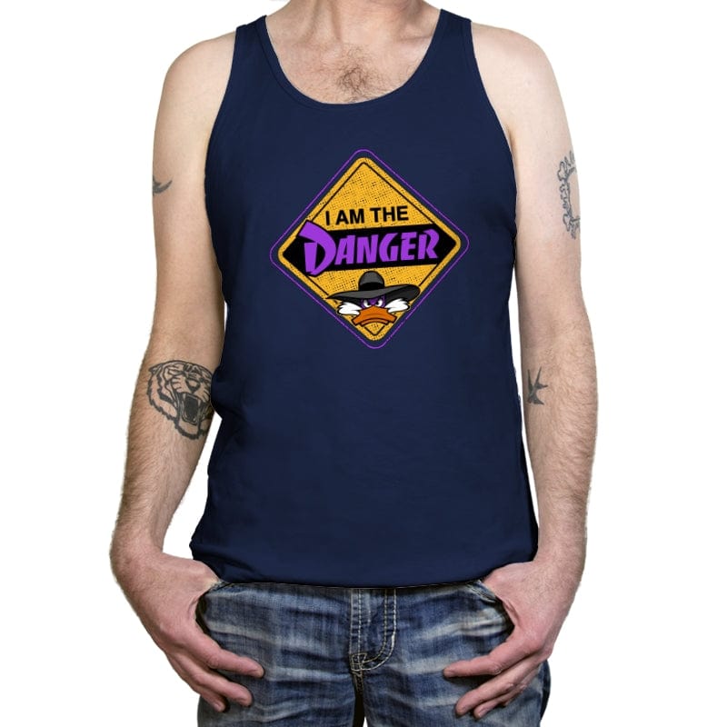 I Am The Dangerous - Tanktop Tanktop RIPT Apparel X-Small / Navy