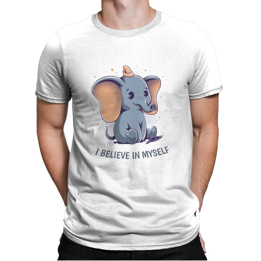 I Believe In Myself - Mens Premium T-Shirts RIPT Apparel Small / White
