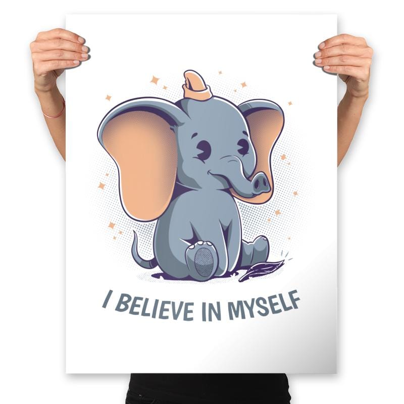 I Believe In Myself - Prints Posters RIPT Apparel 18x24 / White
