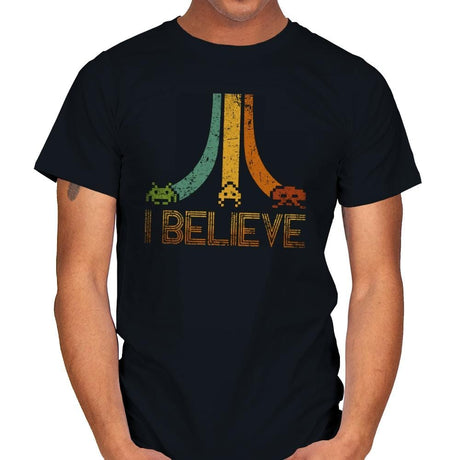 I Believe - Mens T-Shirts RIPT Apparel Small / Black