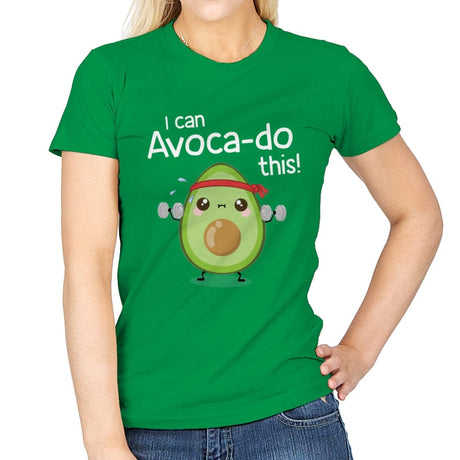 I can Avoca-do this! - Womens T-Shirts RIPT Apparel Small / Irish Green