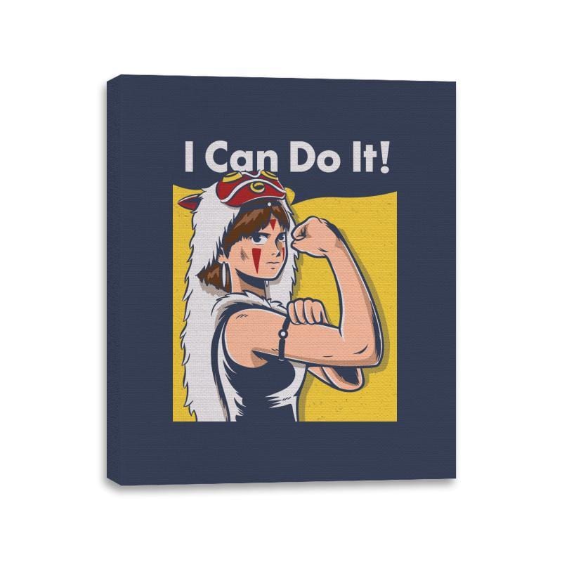 I Can Do It! - Canvas Wraps Canvas Wraps RIPT Apparel 11x14 / Navy