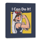 I Can Do It! - Canvas Wraps Canvas Wraps RIPT Apparel 16x20 / Navy