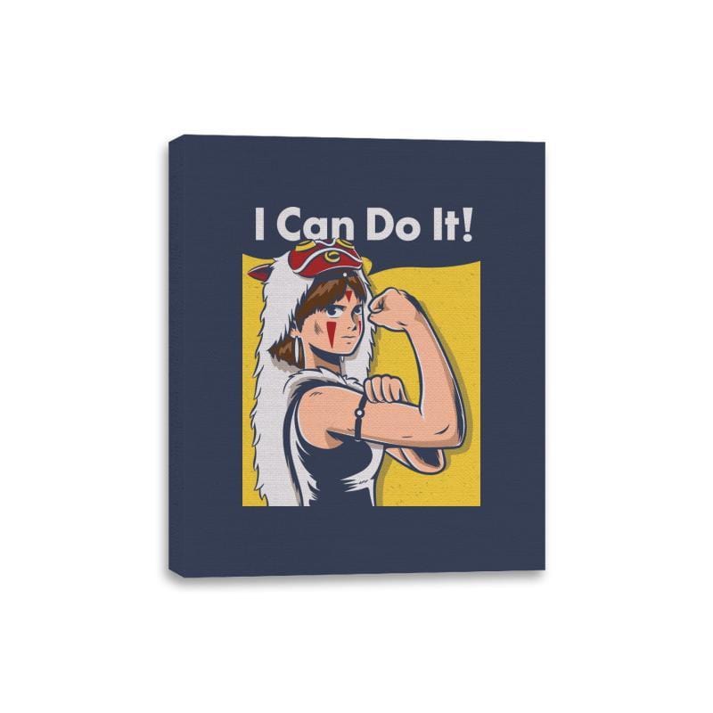I Can Do It! - Canvas Wraps Canvas Wraps RIPT Apparel 8x10 / Navy
