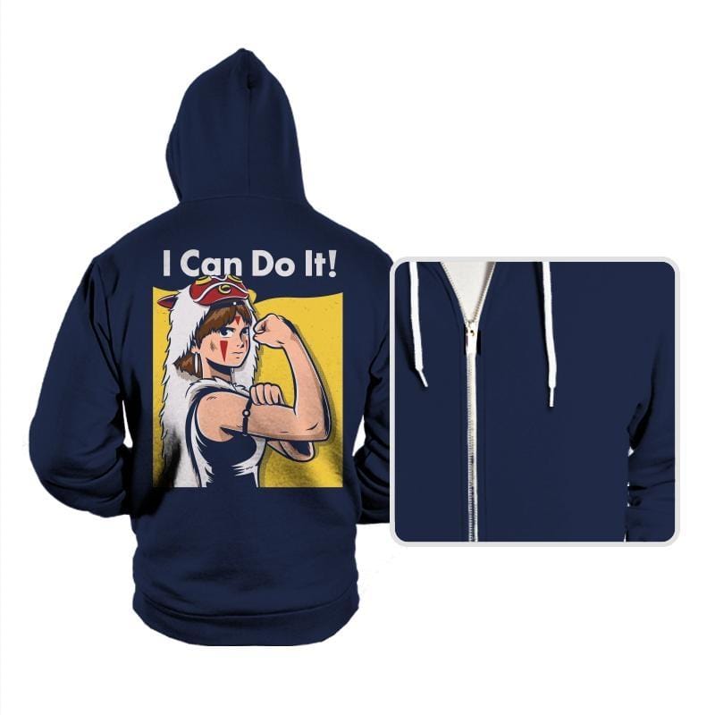 I Can Do It! - Hoodies Hoodies RIPT Apparel Small / Navy