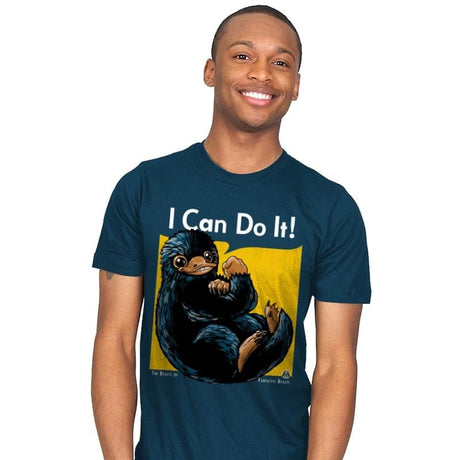 I Can Do It - Mens T-Shirts RIPT Apparel Small / Indigo