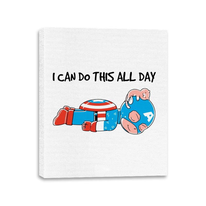 I Can Do This All Day - Canvas Wraps Canvas Wraps RIPT Apparel 11x14 / White
